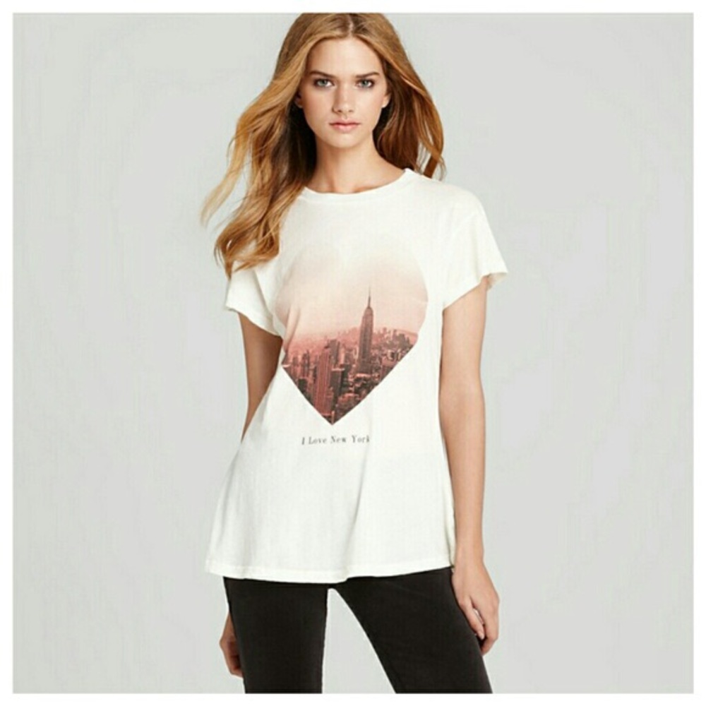 Wildfox I Love New York White Tee